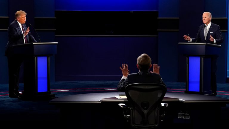 2020 Debate with Donald Trump and Joe Biden